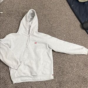 Supreme Light Gray Hoodie